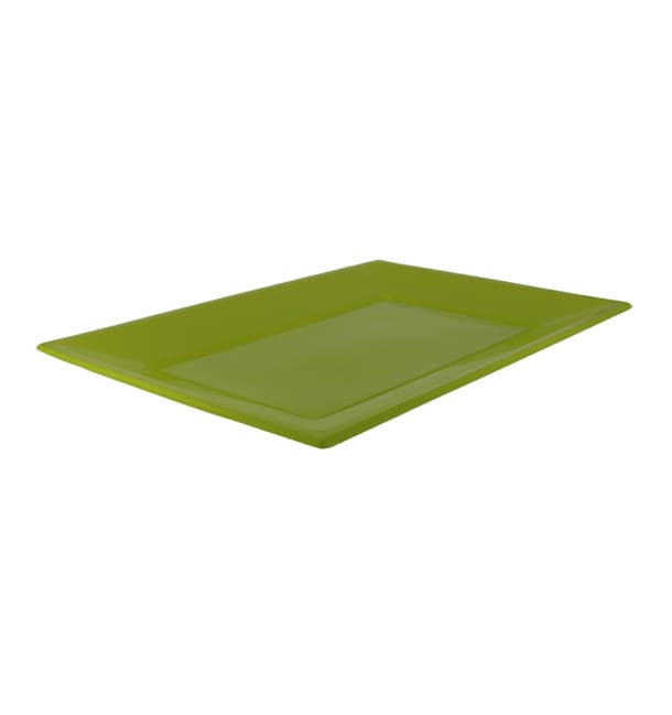 Bandeja de Plastico Pistacho 330x225mm (3 Uds) Bandeja de Plastico Pistacho 330x225mm (3 Uds)