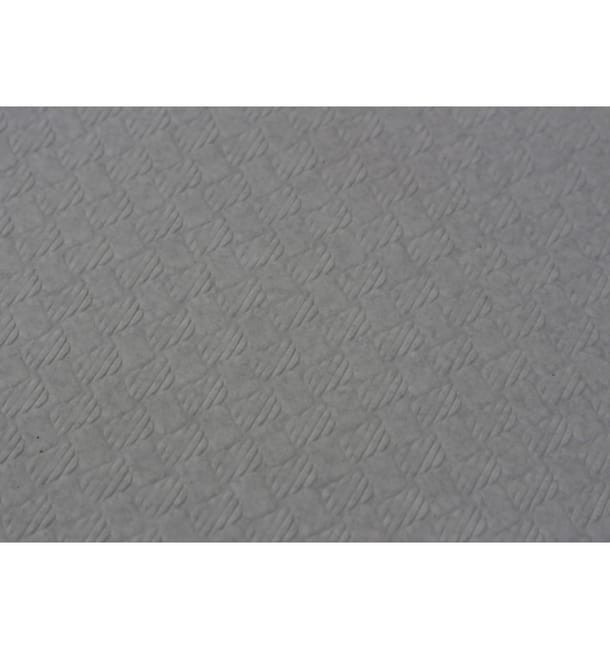 Mantel de Papel Cortado 1x1 Metro Gris 40g (400 Uds)