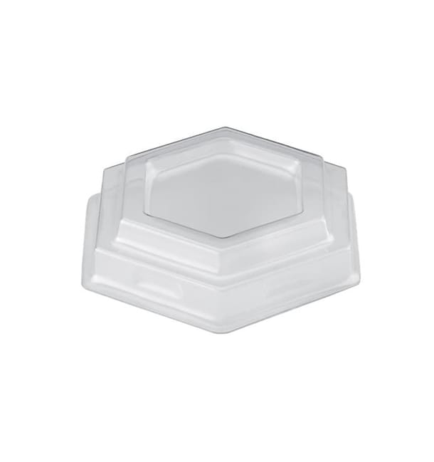 Tapa Vaso Gardenia Dessert Transparente PET 100 ml (1000 Uds) Tapa Vaso Gardenia Dessert Transparente PET 100 ml (1000 Uds)