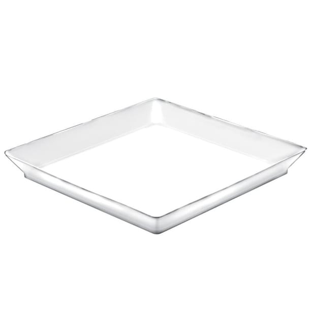 Bandeja Degustación Medium Blanco 13x13 cm (12 Uds) Bandeja Degustación Medium Blanco 13x13 cm (12 Uds)