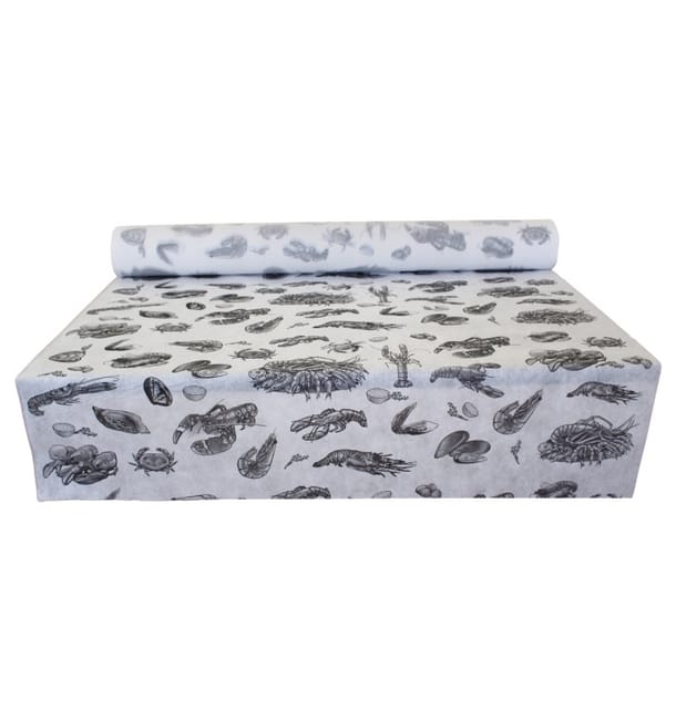 Mantel Rollo Novotex Blanco "Marisco" 1,2x48m 50g (1 Ud) Mantel Rollo Novotex Blanco "Marisco" 1,2x48m 50g (1 Ud)