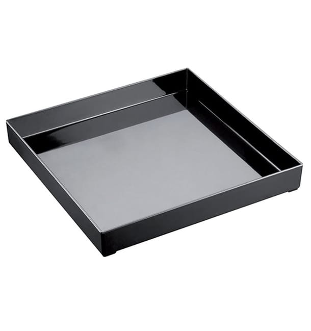 Bandeja Plastico Tray Negra 30x30cm (1 Uds) Bandeja Plastico Tray Negra 30x30cm (1 Uds)