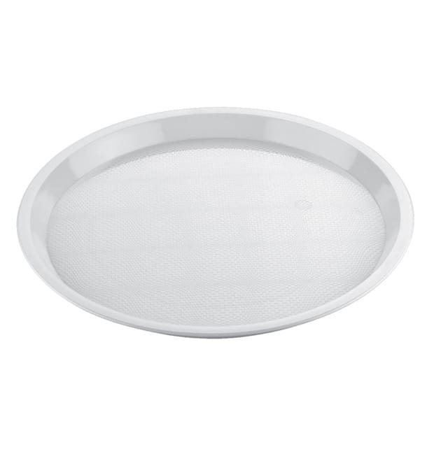 Bandeja Plastico Tray Blanca Ø32cm (5 Uds) Bandeja Plastico Tray Blanca Ø32cm (5 Uds)
