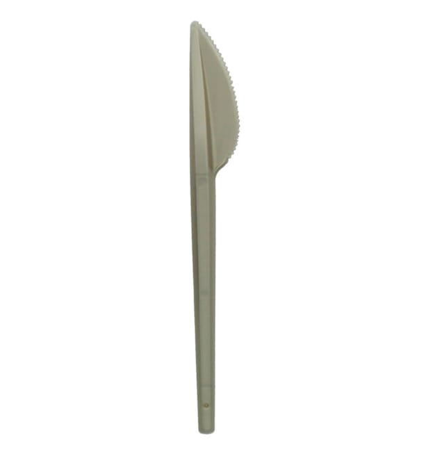 Cuchillo de Plastico PS Plata 165mm (20 Uds)