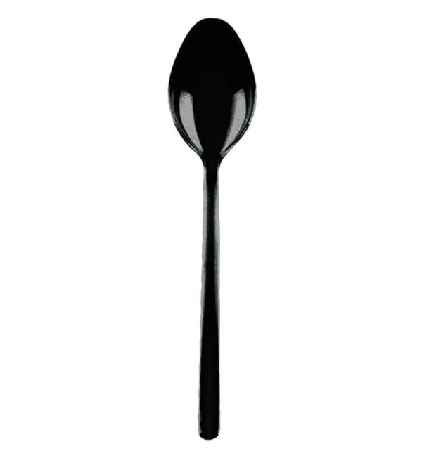 Cucharilla Degustacion Mini-Spoon Negro 100 mm (1500 Uds) Cucharilla Degustacion Mini-Spoon Negro 100 mm (1500 Uds)