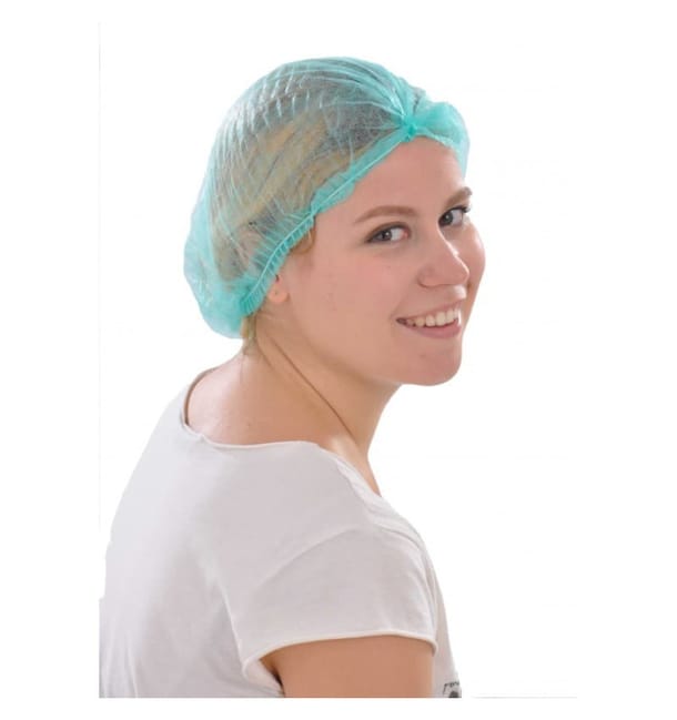 Gorros de Polipropileno Acordeón Verde 1 goma Ø53cm (100 Uds) Gorros de Polipropileno Acordeón Verde 1 goma Ø53cm (100 Uds)