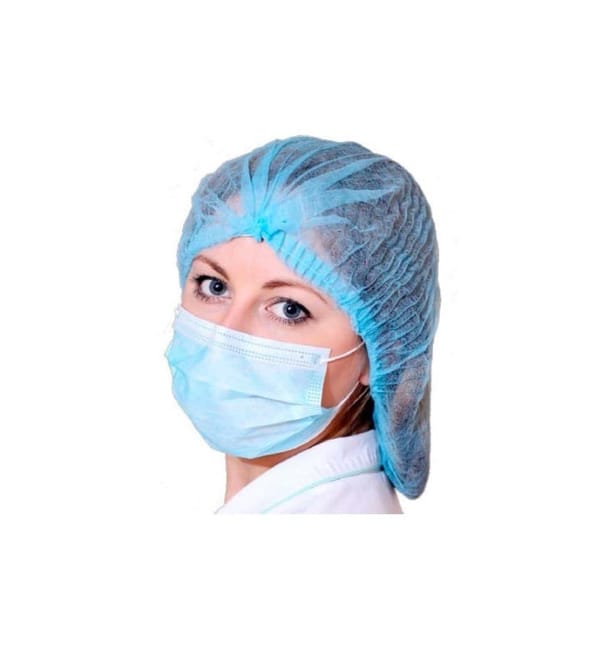 Gorros de Polipropileno Acordeón Azul 1 goma Ø53cm (100 Uds) Gorros de Polipropileno Acordeón Azul 1 goma Ø53cm (100 Uds)