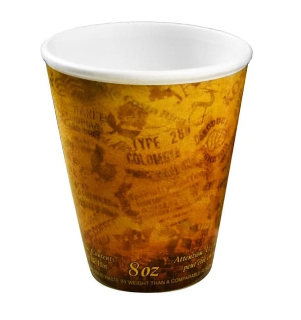 Vaso Termico Foam "Fusion" Naranja 8Oz/266ml Ø8,1cm (25 Uds) Vaso Termico Foam "Fusion" Naranja 8Oz/266ml Ø8,1cm (25 Uds)