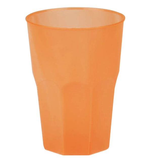 Vaso de Plastico "Frost" Naranja PP 350ml (20 Uds) Vaso de Plastico "Frost" Naranja PP 350ml (20 Uds)