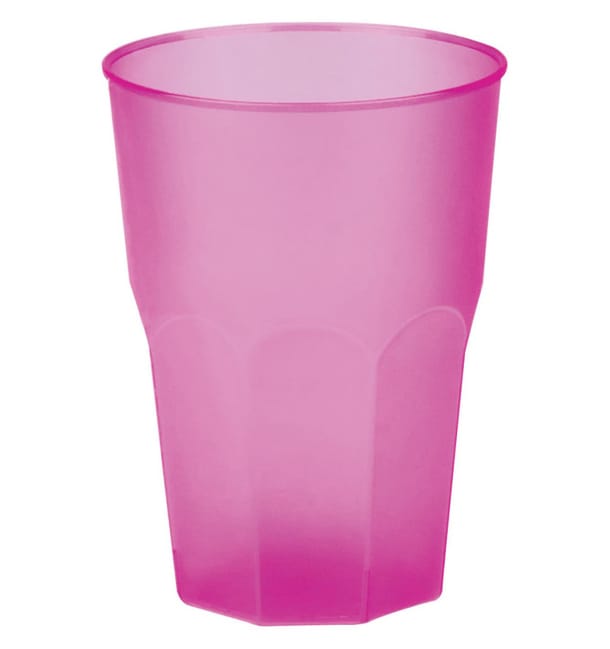 Vaso de Plastico "Frost" Fucsia PP 350ml (200 Uds)