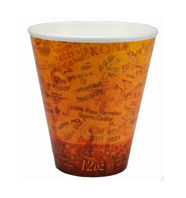 Vaso Termico Foam "Fusion" Naranja 12Oz/355ml Ø9,4cm (1000 Uds) Vaso Termico Foam "Fusion" Naranja 12Oz/355ml Ø9,4cm (1000 Uds)
