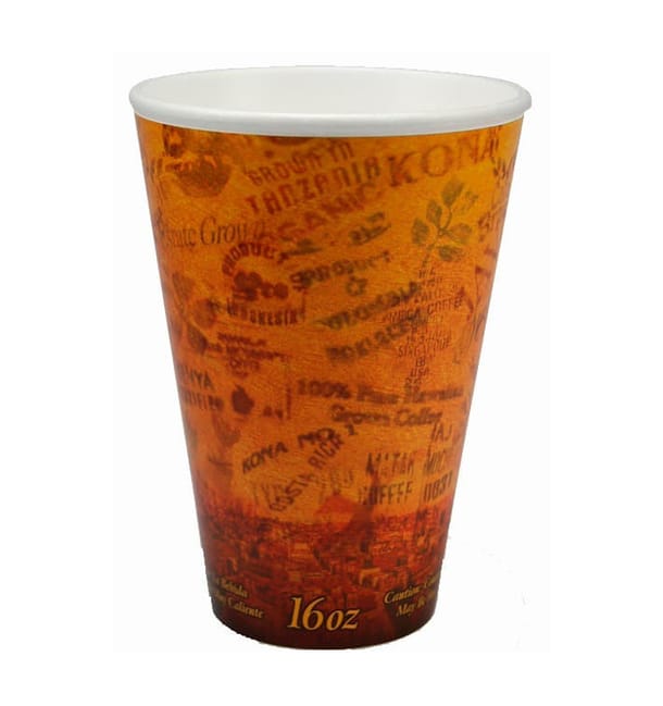 Vaso Termico Foam "Fusion" Naranja 16Oz/473ml Ø9,4cm (1000 Uds) Vaso Termico Foam "Fusion" Naranja 16Oz/473ml Ø9,4cm (1000 Uds)