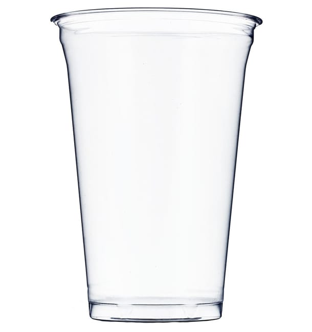 Vaso de Plástico Rígido de PET 545ml Ø9,8cm (600 Uds) Vaso de Plástico Rígido de PET 545ml Ø9,8cm (600 Uds)