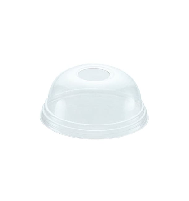 Tapa Cupula Agujero Vaso PET 420ml Ø9,3cm (100 Uds) Tapa Cupula Agujero Vaso PET 420ml Ø9,3cm (100 Uds)