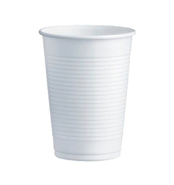 Vaso de Plastico PS Blanco 230ml Ø7,0cm (100 Uds) Vaso de Plastico PS Blanco 230ml Ø7,0cm (100 Uds)