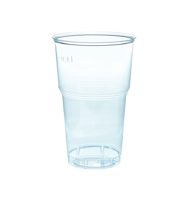 Vaso de Plastico PS Cristal Transp. 490ml Ø9,0cm (40 Uds) Vaso de Plastico PS Cristal Transp. 490ml Ø9,0cm (40 Uds)