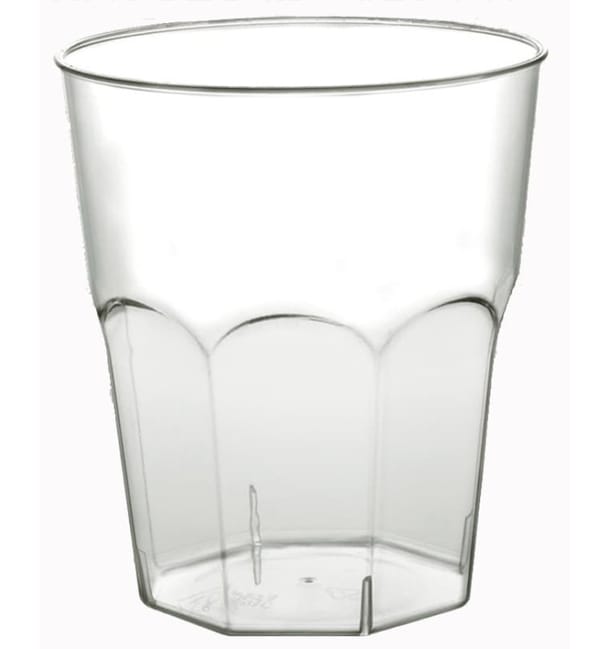 Vaso Plastico para Cocktail Transp. PS Ø84mm 270ml (20 Uds)