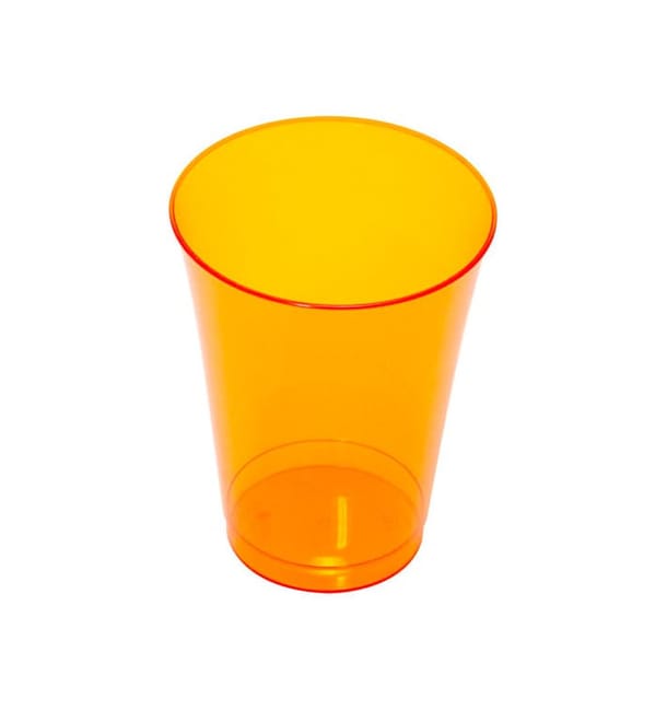 Vaso Inyectado Naranja 230 ml (150 Uds)