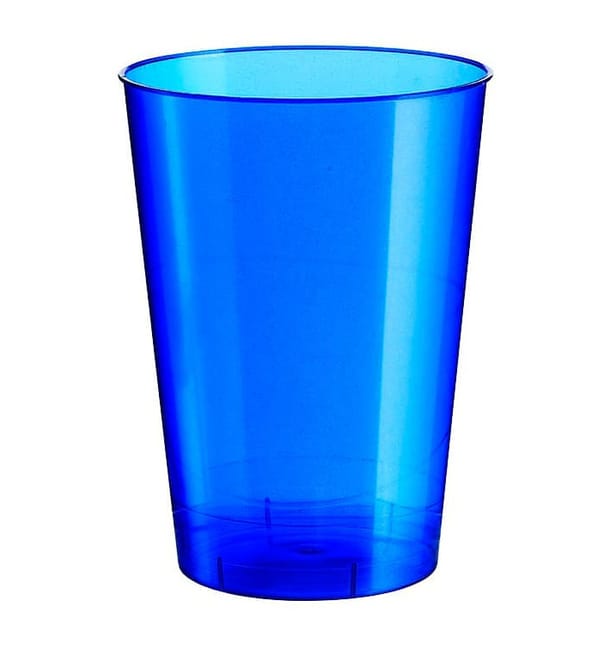 Vaso de Plastico Moon Azul Pearl PS 230ml (500 Uds)