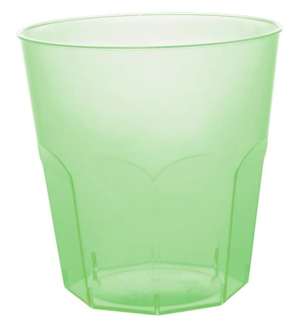 Vaso Plastico Verde Lima Transp. PS Ø73mm 220ml (500 Uds) Vaso Plastico Verde Lima Transp. PS Ø73mm 220ml (500 Uds)