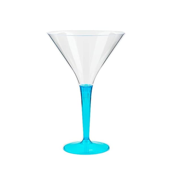 Copa de Plastico Cocktail Pie Turquesa 100 ml (6 Uds) Copa de Plastico Cocktail Pie Turquesa 100 ml (6 Uds)