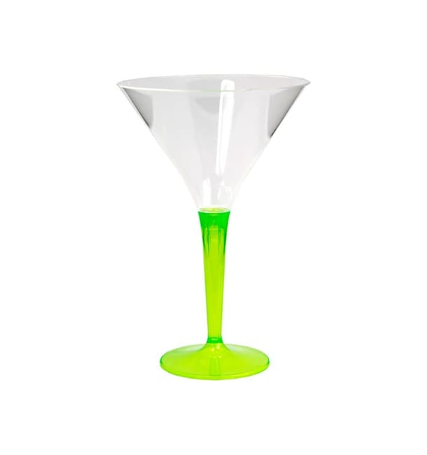 Copa de Plastico Cocktail Pie Verde 100 ml (6 Uds) Copa de Plastico Cocktail Pie Verde 100 ml (6 Uds)