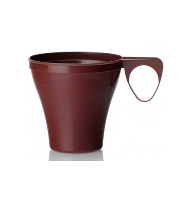 Taza de Plastico Marron 80ml (1200 Unidades) Taza de Plastico Marron 80ml (1200 Unidades)