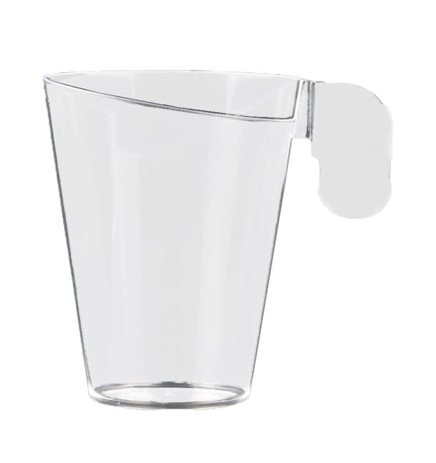 Taza de Plástico Design Transparente 155ml (144 Uds) Taza de Plástico Design Transparente 155ml (144 Uds)