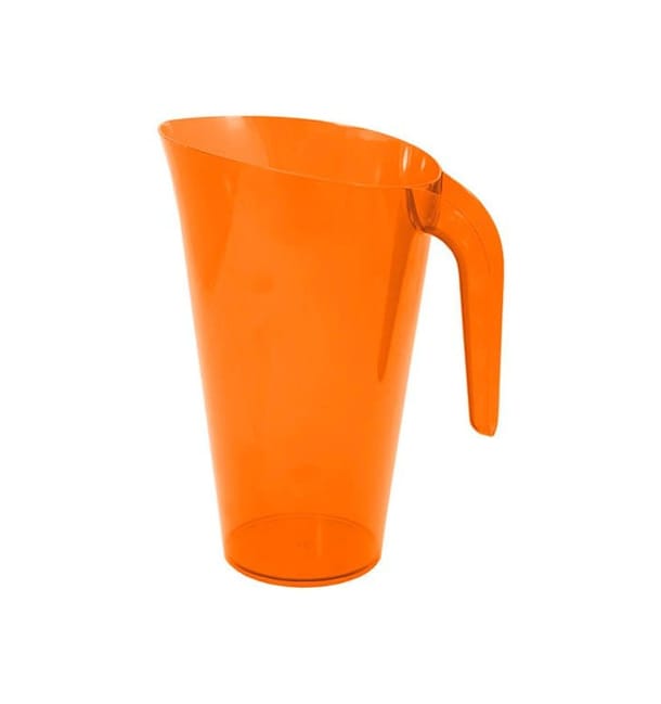 Jarra Plástico Naranja Reutilizable 1.500 ml (1 Unidad) Jarra Plástico Naranja Reutilizable 1.500 ml (1 Unidad)