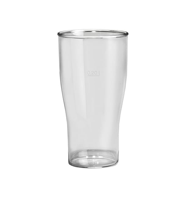 Vaso Reutilizable SAN Cerveza Transparente 350ml (5 Uds) Vaso Reutilizable SAN Cerveza Transparente 350ml (5 Uds)
