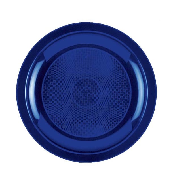 Plato de Plastico Llano Azul Round PP Ø185mm (50 Uds) Plato de Plastico Llano Azul Round PP Ø185mm (50 Uds)
