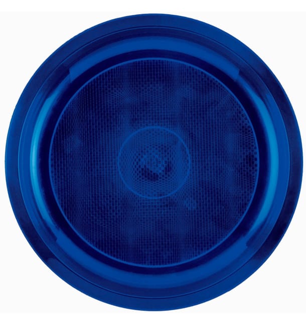 Plato de Plastico Azul Round PP Ø290mm (25 Uds) Plato de Plastico Azul Round PP Ø290mm (25 Uds)