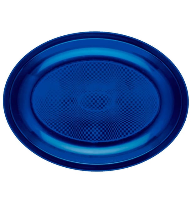 Bandeja Ovalada Azul Round PP 255x190mm (300 Uds) Bandeja Ovalada Azul Round PP 255x190mm (300 Uds)