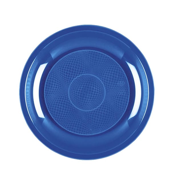 Plato de Plastico Postre Azul Mediterraneo Round PP Ø185mm (600 Uds) Plato de Plastico Postre Azul Mediterraneo Round PP Ø185mm (600 Uds)