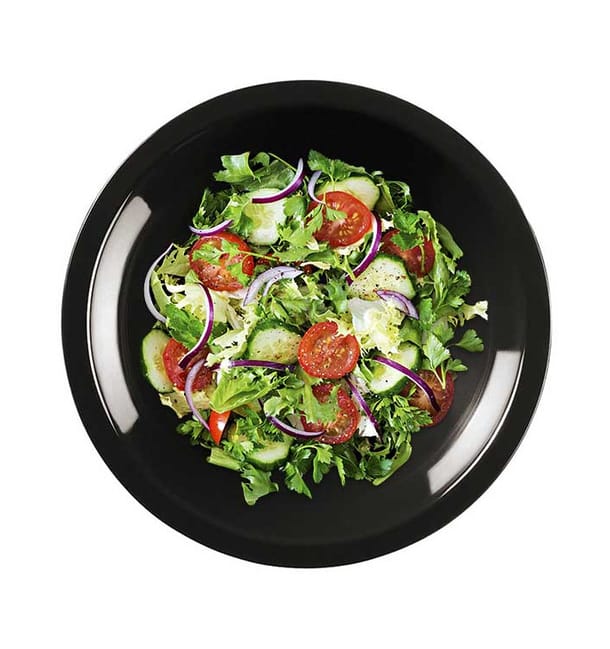 Plato de Plastico Hondo Negro Round PP Ø195mm (300 Uds) Plato de Plastico Hondo Negro Round PP Ø195mm (300 Uds)