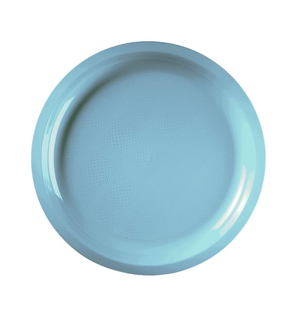 Plato de Plastico Turquesa Round PP Ø290mm (25 Uds) Plato de Plastico Turquesa Round PP Ø290mm (25 Uds)