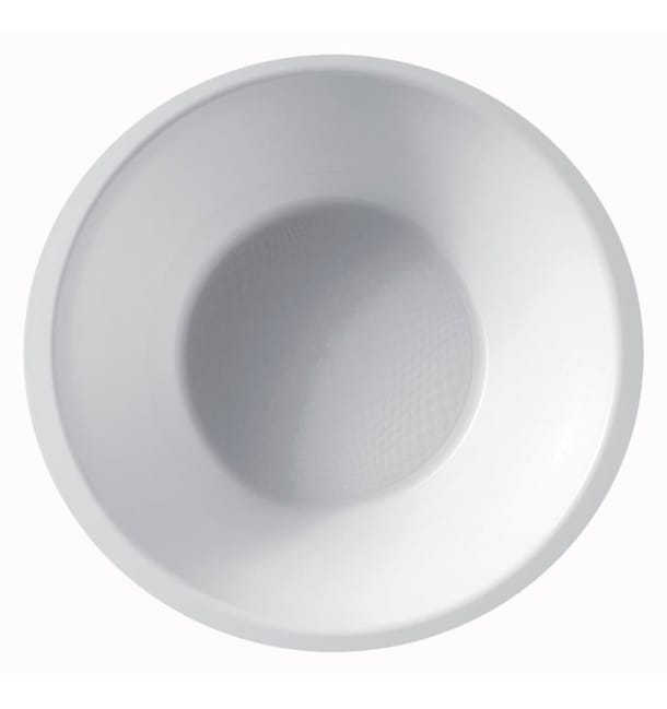 Bol de Plastico Blanco Ø155mm 450ml (50 Uds) Bol de Plastico Blanco Ø155mm 450ml (50 Uds)