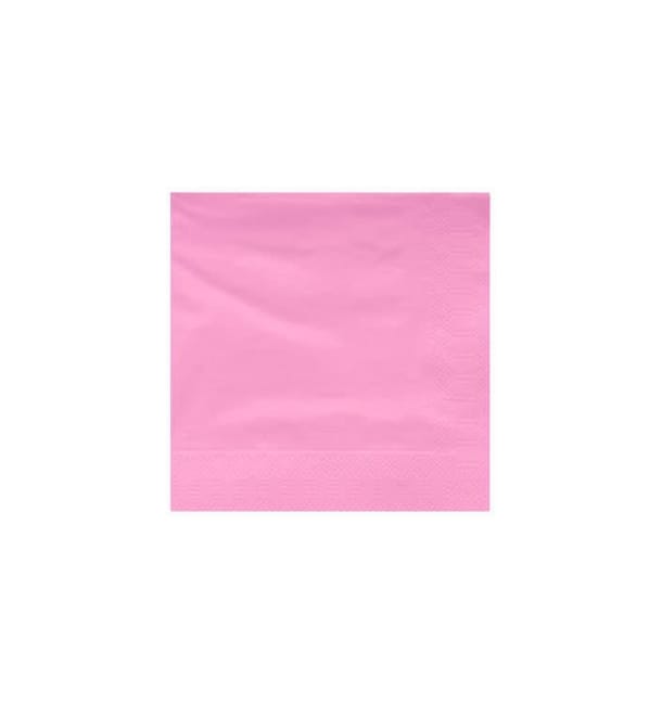Servilleta de Papel Cenefa 40x40 Rosa (50 Uds) Servilleta de Papel Cenefa 40x40 Rosa (50 Uds)