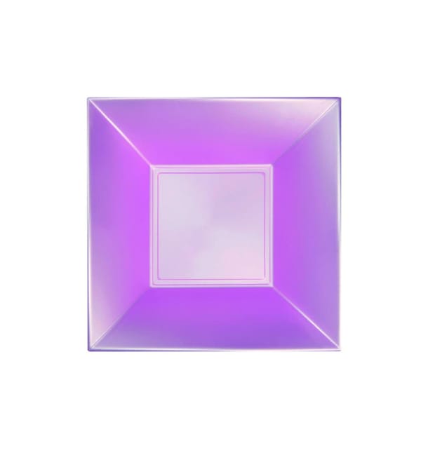 Plato de Plastico Hondo Violeta Nice Pearl PP 180mm (25 Uds) Plato de Plastico Hondo Violeta Nice Pearl PP 180mm (25 Uds)