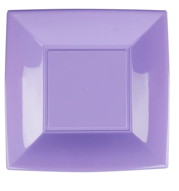 Plato de Plastico Llano Lila Nice PP 290mm (12 Uds) Plato de Plastico Llano Lila Nice PP 290mm (12 Uds)