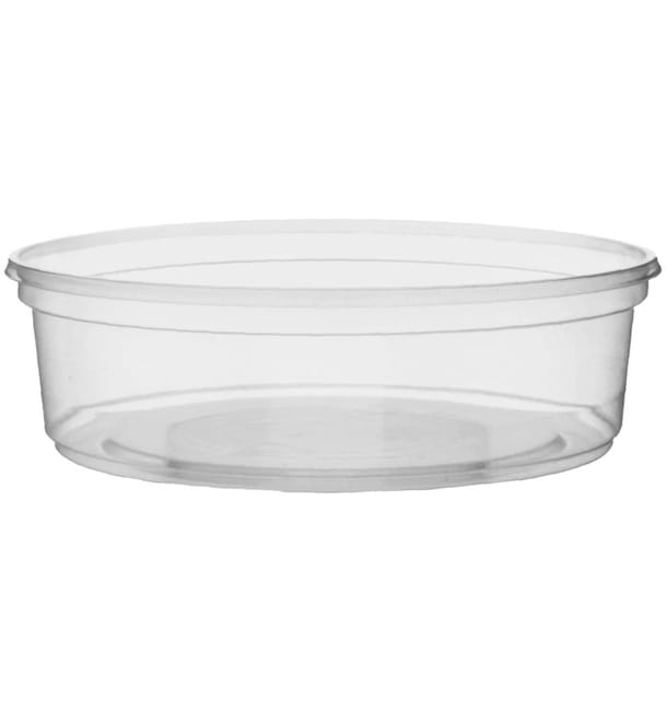 Tarrina de Plastico Transparente 125ml Ø10,5cm (50 Uds) Tarrina de Plastico Transparente 125ml Ø10,5cm (50 Uds)