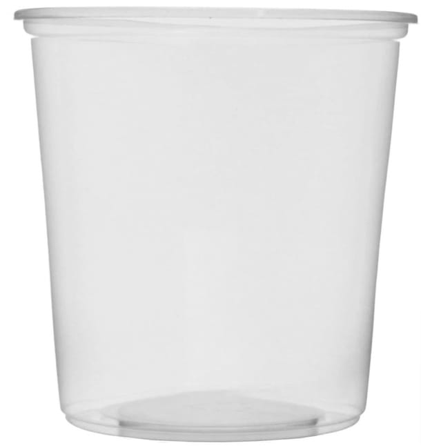 Tarrina de Plastico Transparente 500ml Ø10,5cm (50 Uds) Tarrina de Plastico Transparente 500ml Ø10,5cm (50 Uds)