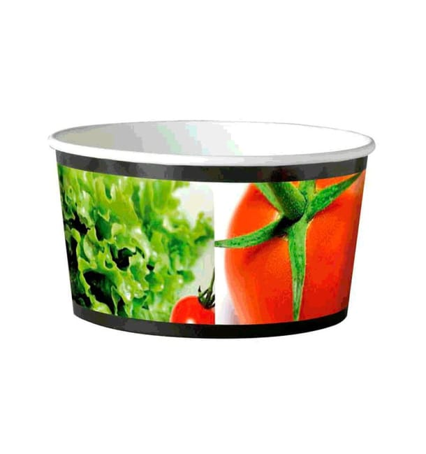 Ensaladera de cartón pequeña 635ml (45 Uds) Ensaladera de cartón pequeña 635ml (45 Uds)