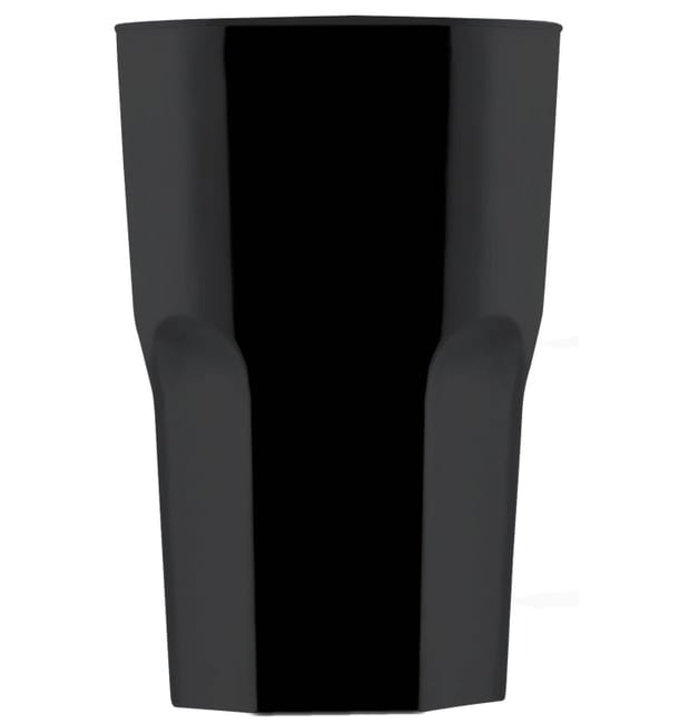 Vaso Reutilizable SAN Granity Negro 400 ml (75 Uds) Vaso Reutilizable SAN Granity Negro 400 ml (75 Uds)