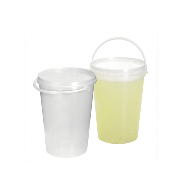 Cubo Transparente con Asa 1000 ml (10 Uds) Cubo Transparente con Asa 1000 ml (10 Uds)