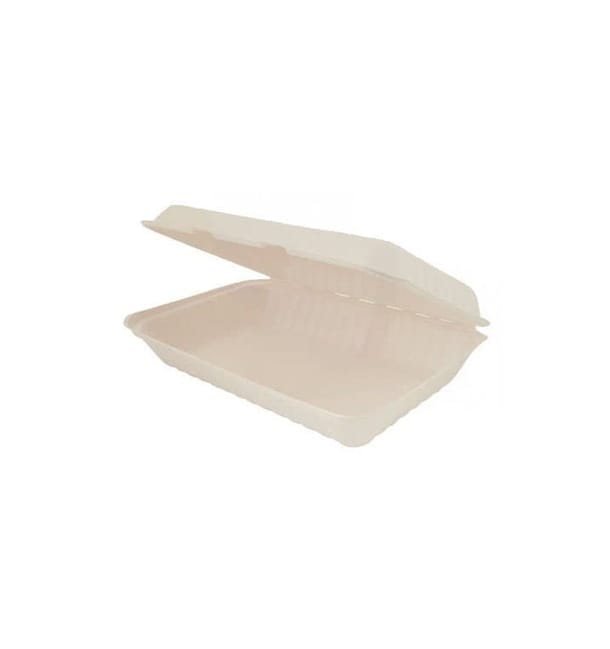 Envase Caña de Azucar Blanco 335x230x75mm (150 Uds) Envase Caña de Azucar Blanco 335x230x75mm (150 Uds)