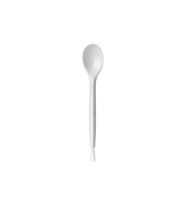 Cucharilla Plastico Luxury Blanca 123 mm (100 Uds)