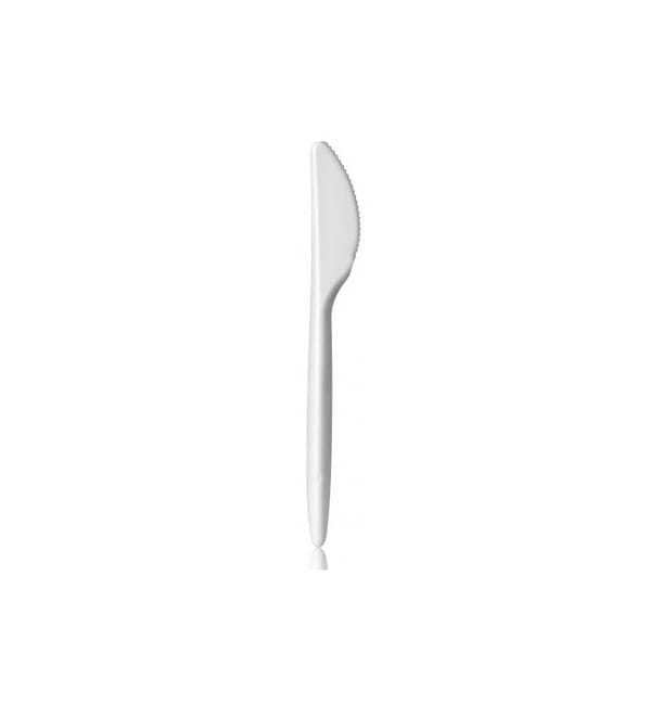 Cuchillo Plastico Luxury Blanco 175 mm (600 Uds) Cuchillo Plastico Luxury Blanco 175 mm (600 Uds)