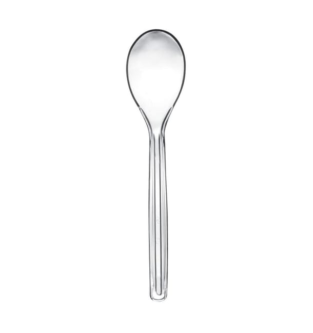 Cuchararilla de Plastico Easy PS Transp. 120mm (3000 Uds) Cuchararilla de Plastico Easy PS Transp. 120mm (3000 Uds)