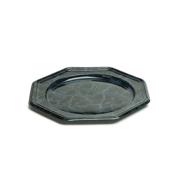 Bajoplato de Plastico Catering Octog. Mármol 30 cm (5 Uds) Bajoplato de Plastico Catering Octog. Mármol 30 cm (5 Uds)